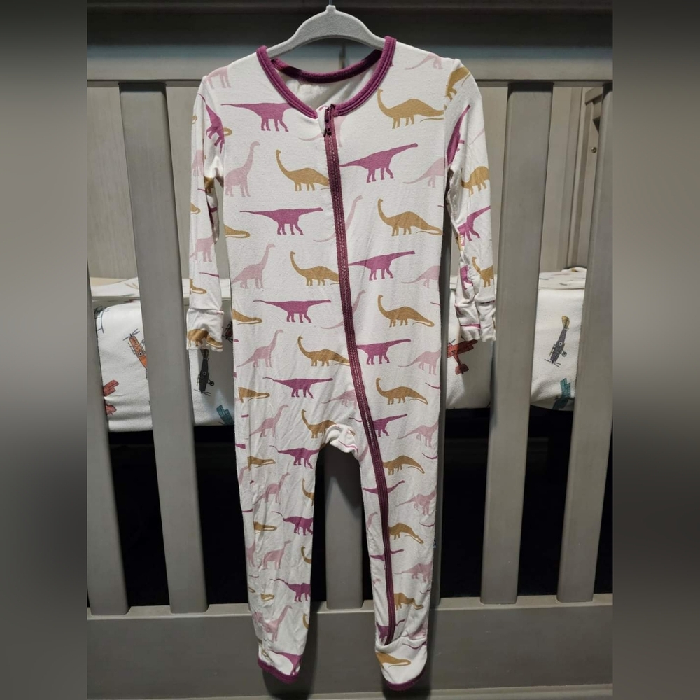 Kickee Pants | Natural Sauropods Zippy | 18-24m